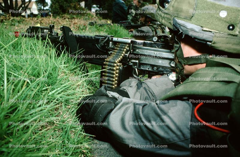 Machine Gun, weapon, bullets, Operation Kernel Blitz, Monterey , urban warfare training