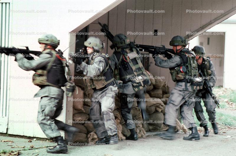 Operation Kernel Blitz, M16 Rifle, urban warfare training