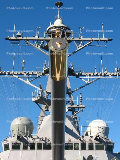 Five Inch Gun Muzzle, USS Higgins (DDG-76), guided missile destroyer, USN