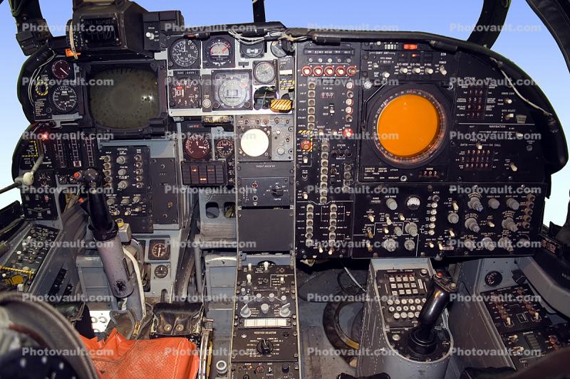 Grumman A-6A Intruder Cockpit, Radar, Buttons, Switches