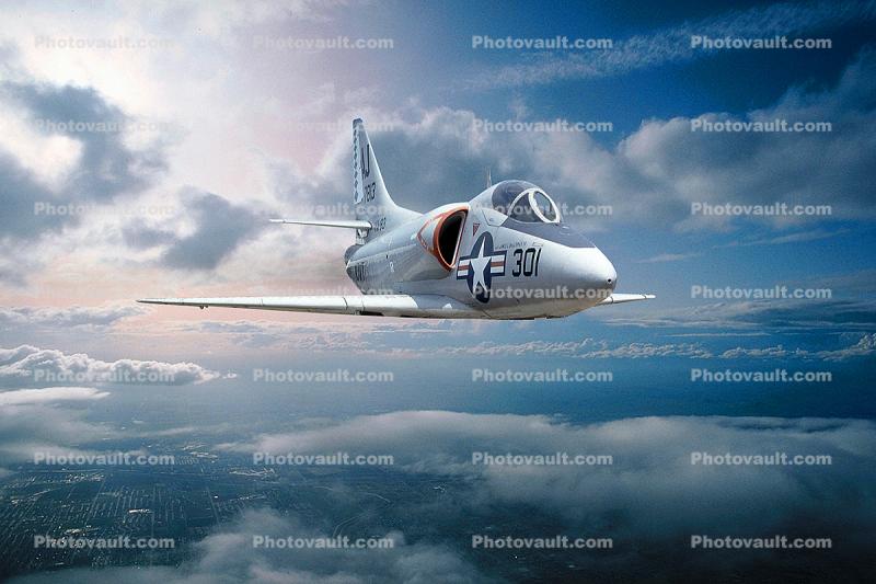 Douglas, A-4 Skyhawk, Air-to-Air, United States Navy, USN, milestone of flight