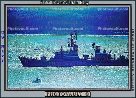 USS Joseph Strauss (DDG 16), Naval Destroyer, San Francisco Bay, USN, United States Navy, vessel, hull, 