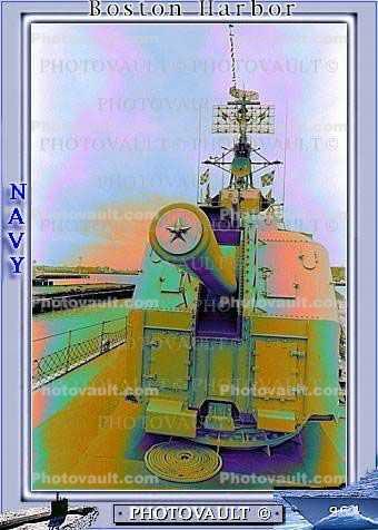 Gun Turret, USS Cassin Young (DD-793), Naval Destroyer, Charlestown Navy Yard, USN, United States Navy, fletcher-class destroyer