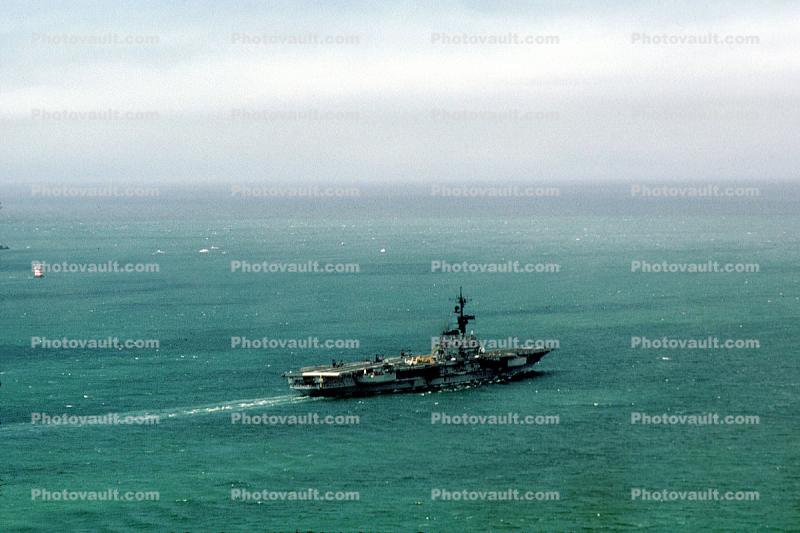 USS Coral Sea, CV-43, USN, United States Navy, Midway-class aircraft carrier, 12 August 1982