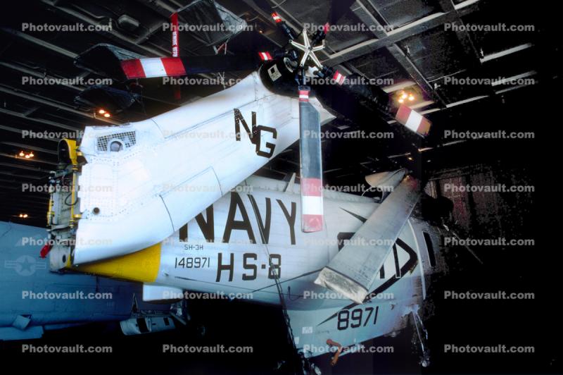 148971, HS-8, 8971, USS Constellation, CV-64, Sikorsky SH-3 Sea King, 22 August 1982