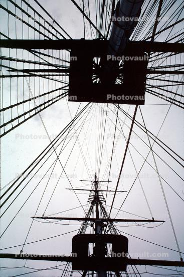 Boston Harbor, Harbor, Rigging, Mast, USS Constitution, Harbor