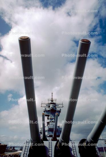 USN, United States Navy, Guns, USS Missouri, 21 March 1993