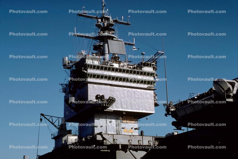 USS Enterprise (CVN-65), Alameda NAS, 4 March 1984, 1980s