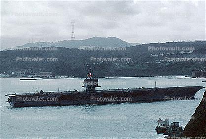 Golden Gate Bridge, USS Enterprise (CVN-65), March 1984, 1980s