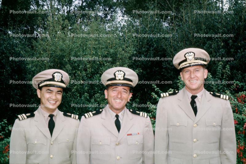 Enlisted Navy Men, Uniform, Hats, smiles, formal, suits, USN, United States Navy