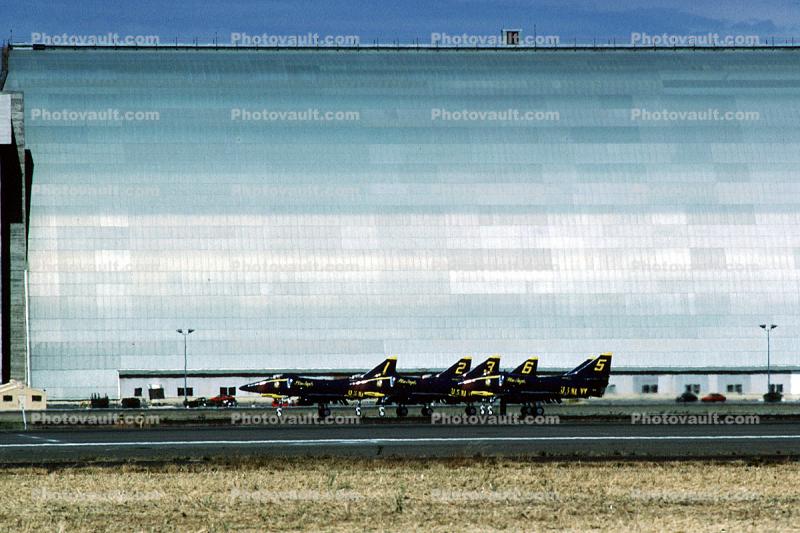 A-4 Skyhawk, Blue Angels, Airship Hangars, Moffett Field