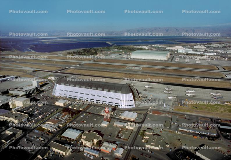 Airship Hangars, Moffett Field, Sunnyvale, Silicon Valley
