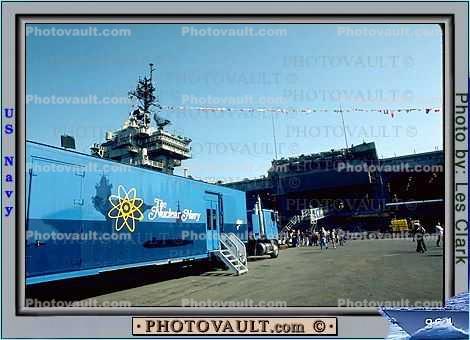 USS Kitty Hawk (CV-63) and Nuclear Navy Semi Truck