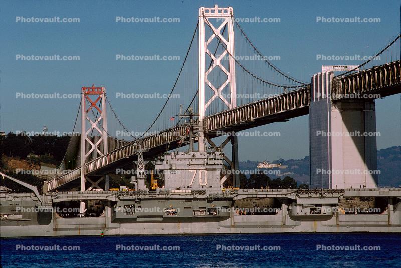 USS Carl Vinson (CVN 70), San Francisco Oakland Bay Bridge