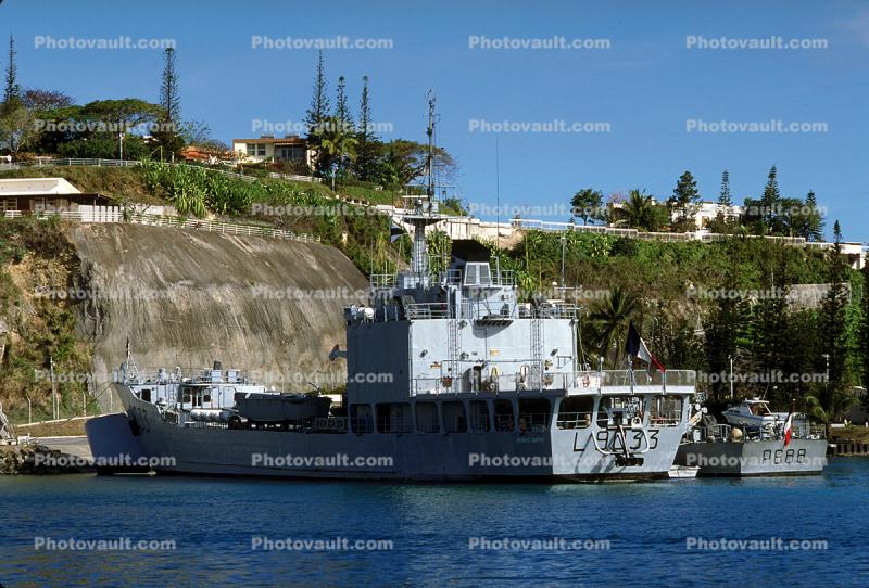 Noumea, french military ship, dock, harbor, vessel, hull, ship, warship