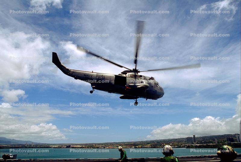 Pearl Harbor, Sikorsky SH-3 Sea King, Flight, Flying, Airborne