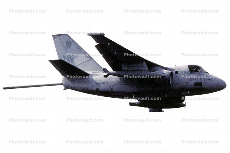 705, ASW patrol, MAD gear, Lockheed S-3B Viking, VS-38, photo-object, object, cut-out, cutout