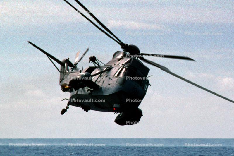ASW patrol, Sikorsky SH-3 Sea King, Flight, Flying, Airborne