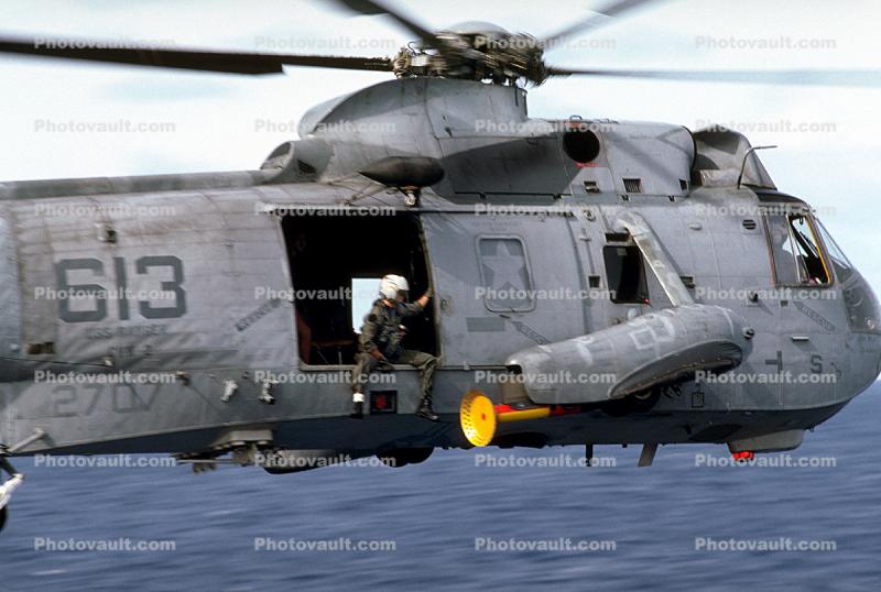 613, HS-14, 2707, Sikorsky SH-3 Sea King, ASW Patrol, Pacific Ocean