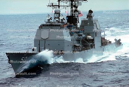 USS Valley Forge (CG-50), Ship, Ticonderoga-class cruiser, Aegis combat system