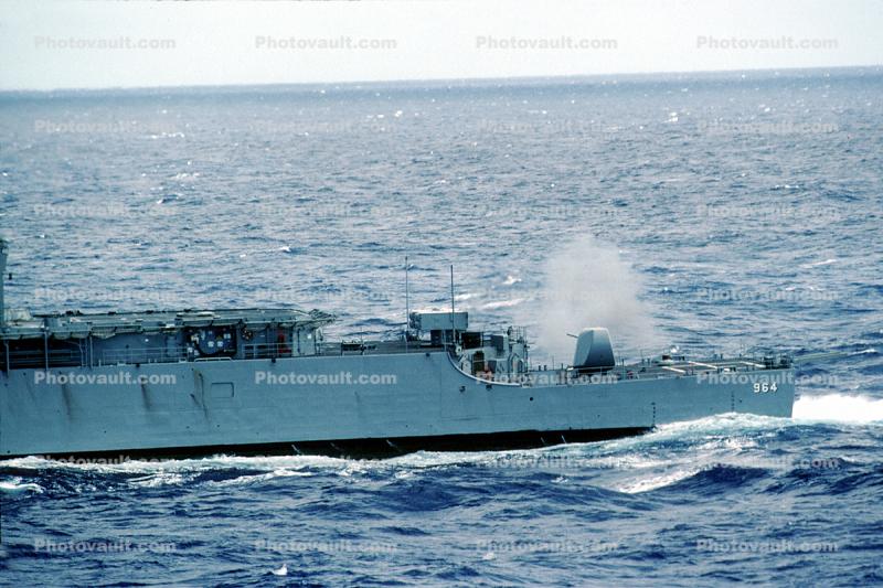 USS Paul F. Foster (DD-964), Spruance-class Destroyer, 5"/54 RF Cannon, ASROC, Artillery, gun