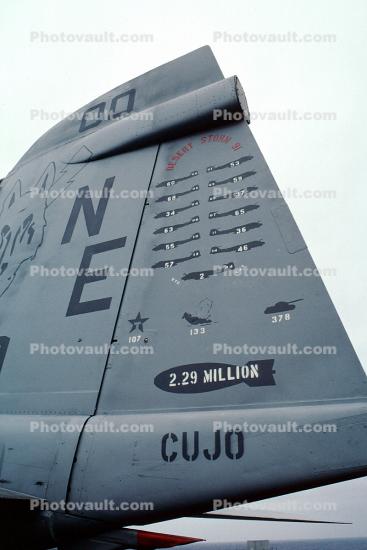 CUJO, Desert Storm 91, A-6 Tail, A-6 Intruder