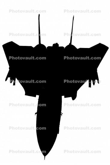 Grumman F-14 Tomcat silhouette, logo, shape