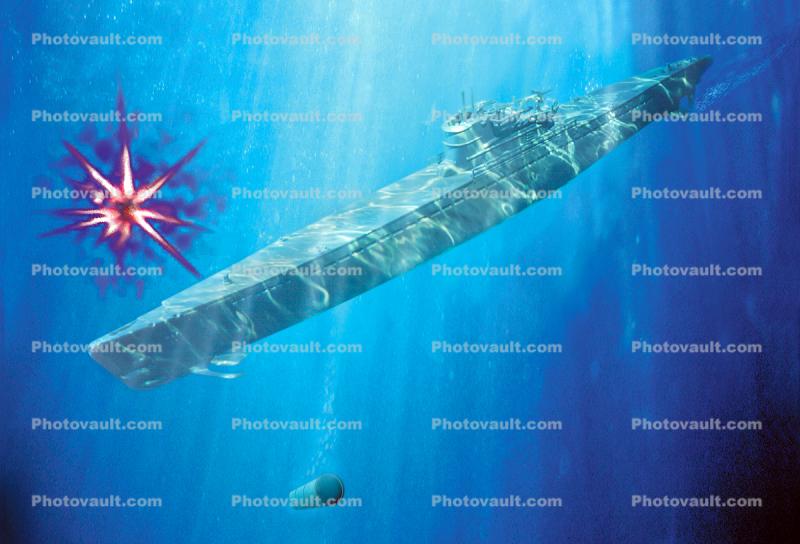 depth charge, U-boat Underwater