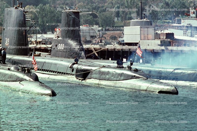 Naval Base Point Loma, Submarine Base, USN, United States Navy, March 1971