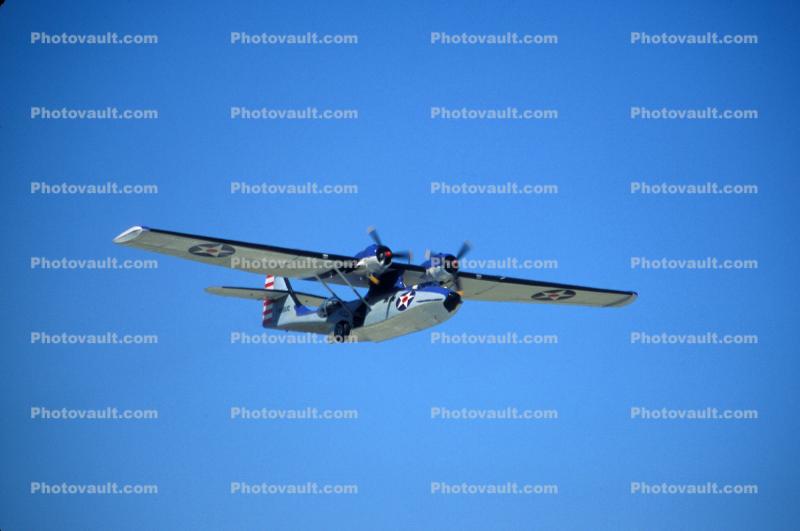 PBY-5 in flight, milestone of flight