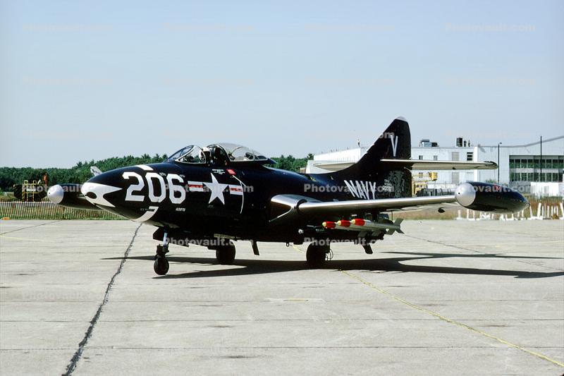 Grumman F9F (F-9) Cougar, 206, USN, United States Navy