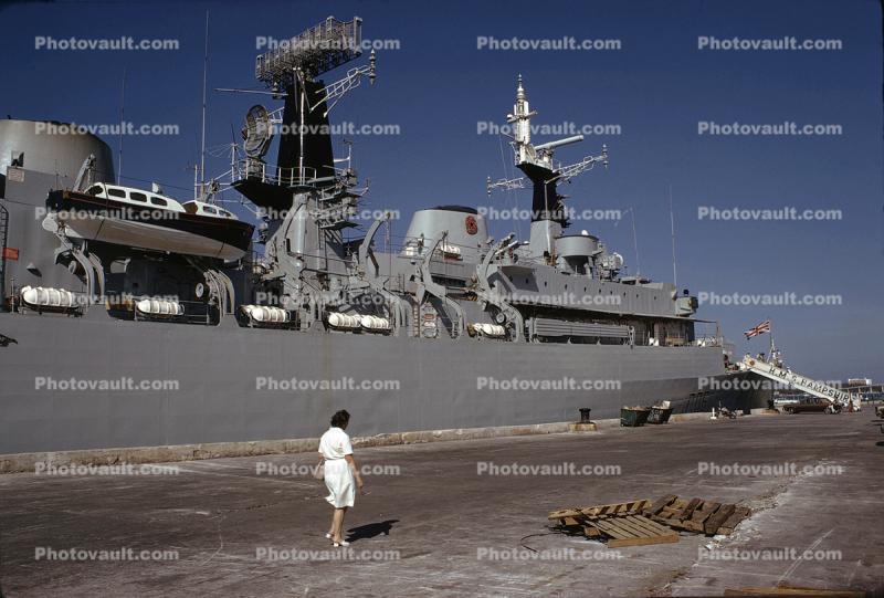 H.M.S. Hampshire, County Class Destroyer, Ship, Woman, Nurse, Taipei Taiwan