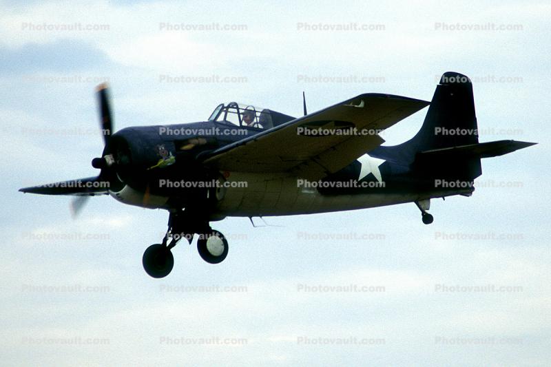 Grumman F4F Wildcat, World War-II, WW2, WWII, USN, United States Navy