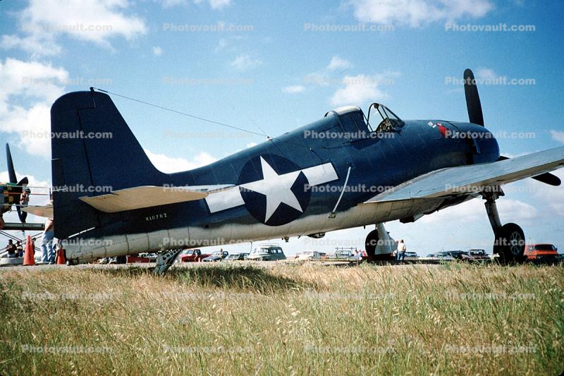 Grumman F6F Hellcat, World War-II, WW2, WWII, USN, United States Navy, 1950s