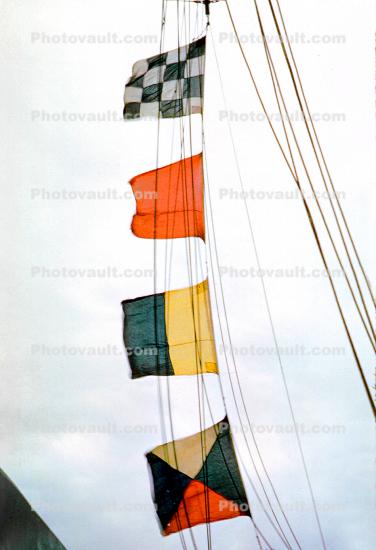 Signal Flags, Semaphore, USS Bryce Canyon, 1940s