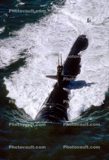 USS Chicago SSN-721, Los Angels-Class Nuclear Attack Submarine, Nuclear Powered, USN, United States Navy, October 12 1997
