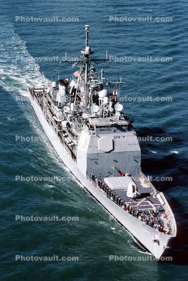 USS Antietam (CG-54), Ticonderoga-class guided missile cruiser, Fleet Week San Francisco, October 12, 1997