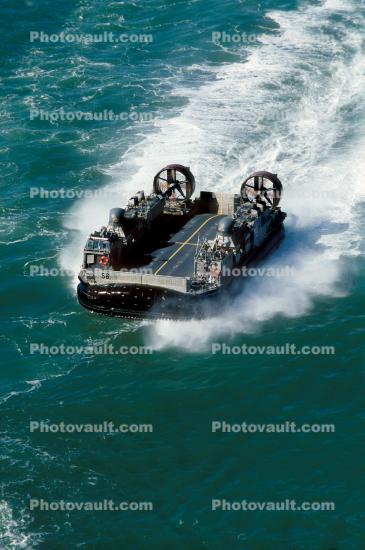 LCAC 56 Hovercraft, USN, United States Navy