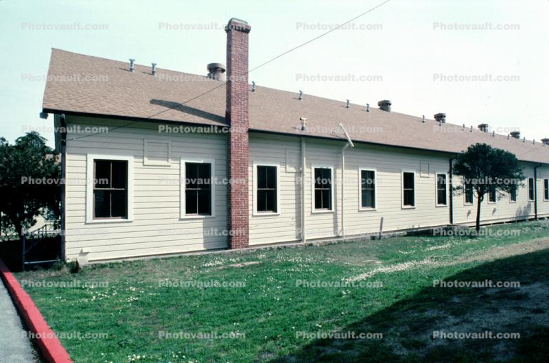 Barracks, Building, USN, United States Navy, chimney