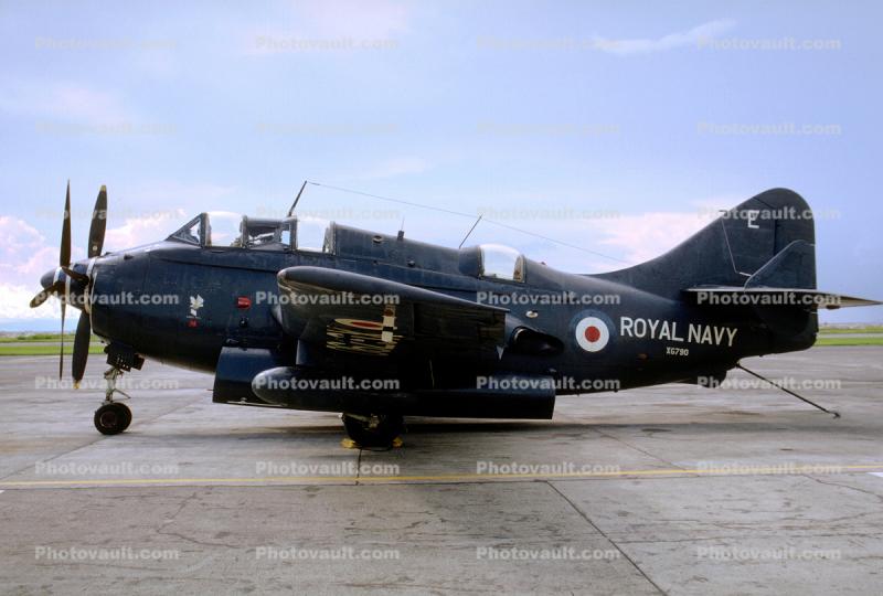 XG790, contra-rotating prop, Fairey Gannet, ASW, Anti-submarine warfare, tailhook