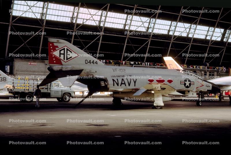 F-4B, VF-102, 0444, AE, USS Enterprise