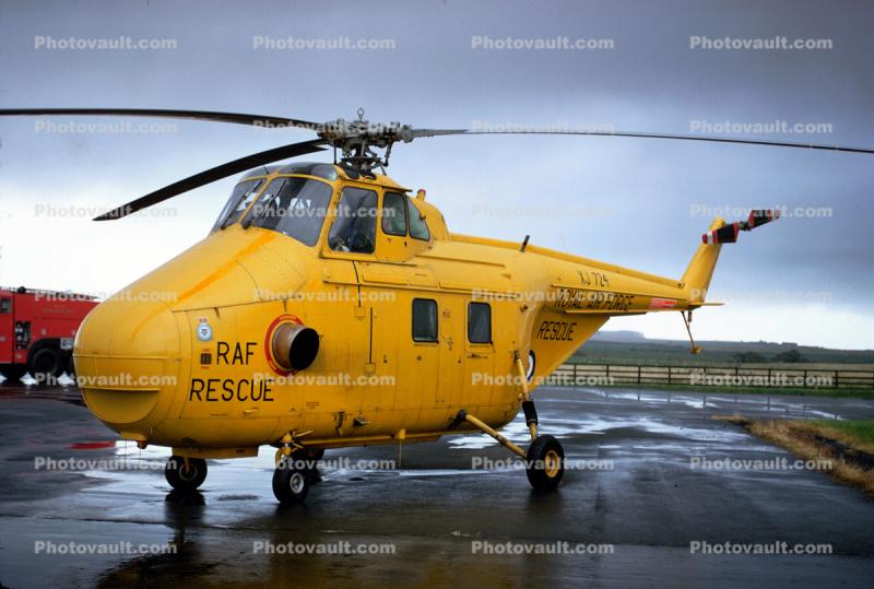 RAF Rescue, SAR, XJ724, Westland Whirlwind HAR.10