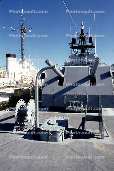 Gun Turret on the USS Laffey DD-724, Sumner-class Destroyer