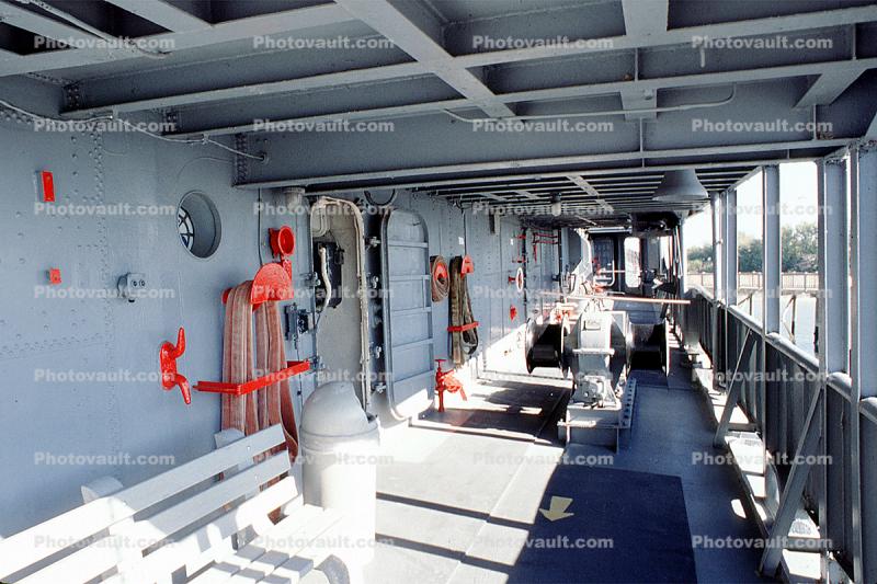 Deck on USS Laffey DD-724, Sumner-class Destroyer