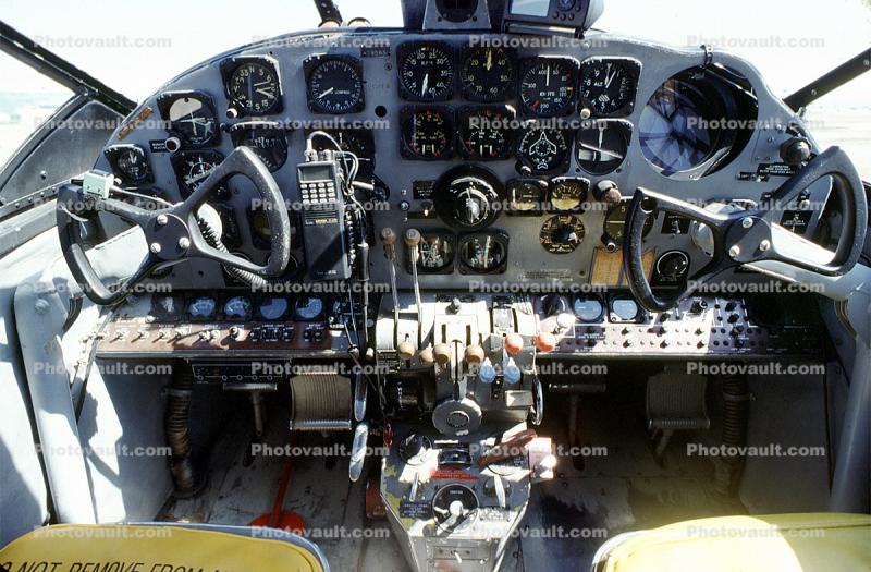 Cockpit of Beechcraft RC-45J (SNB-5P)