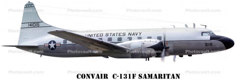 USN 615, 141015, Convair C-131F, Samaritan