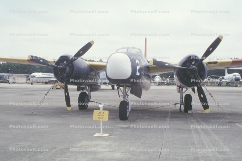 Douglas JD-1 Invader, (UB-26J), (A-26B), VU-5, 446928, United States Navy, Aviation, Airplane, Plane, Prop, Propeller, Piston, Warbird, General Utility aircraft, USN, R-2800