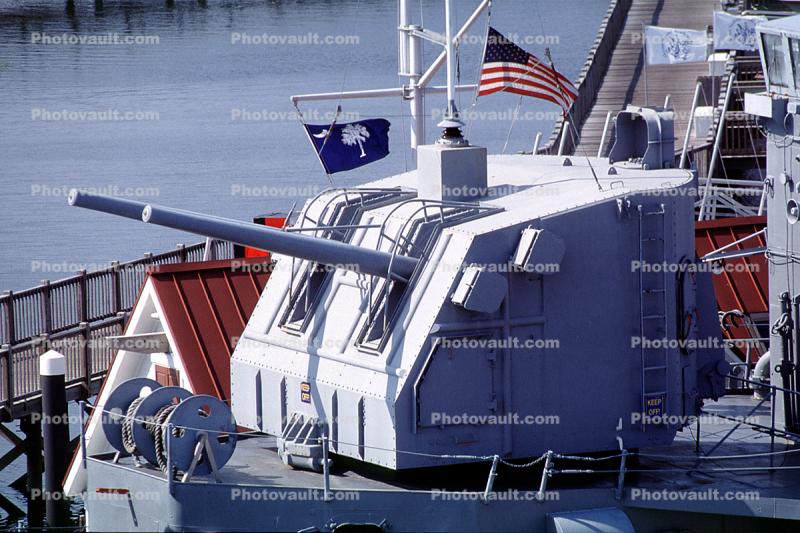 Gun, Ordnance, Cannon, Artillery USS Laffey DD-724, Sumner-class Destroyer