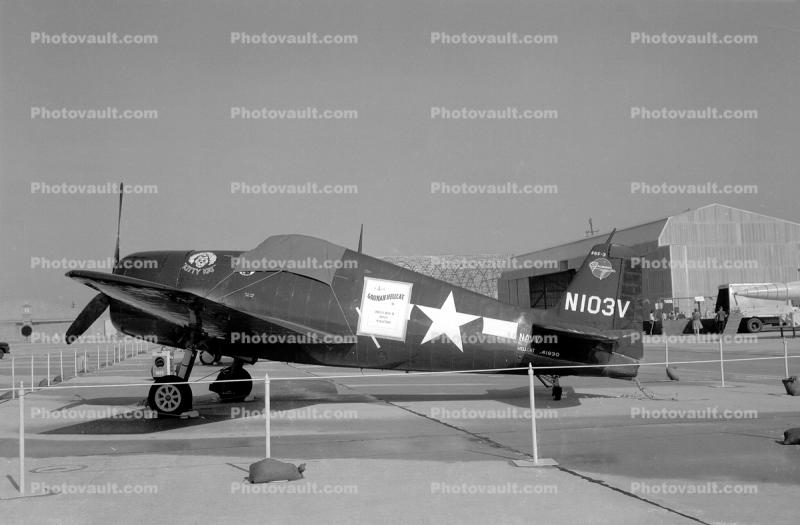N103V, Grumman F6F Hellcat, USN, United States Navy, 1950s