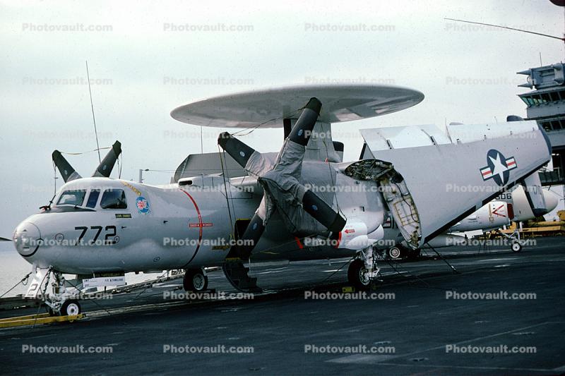772, Grumman E-2B Hawkeye, USS Independence, 1975, 1970s